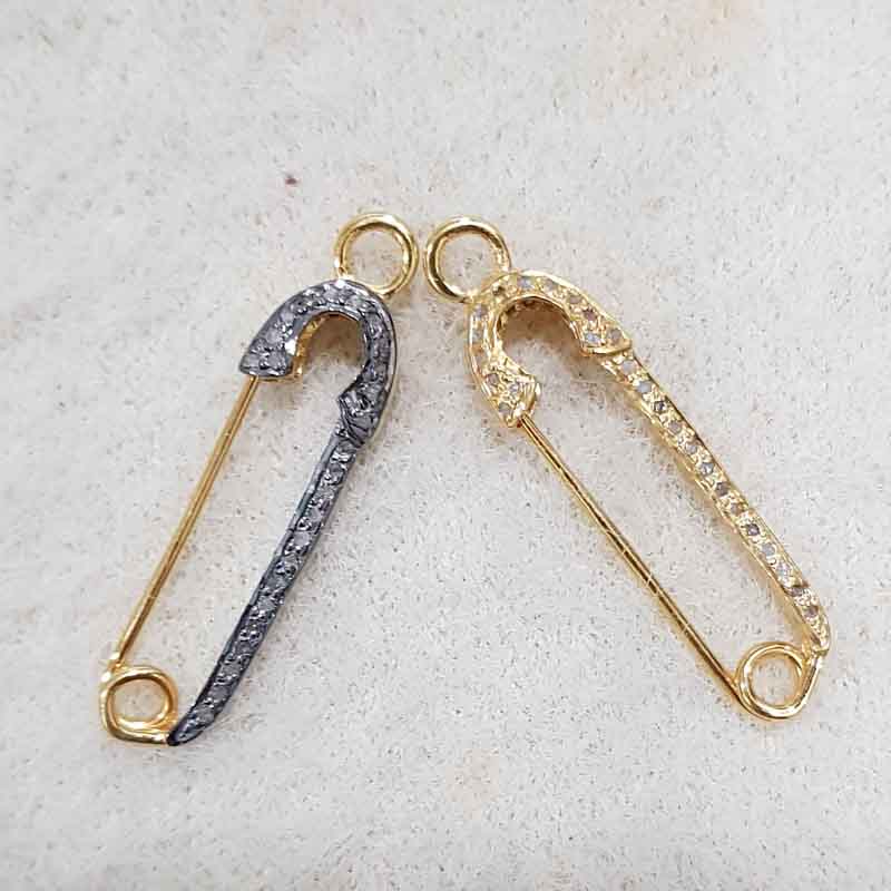 Available In All Three Colors Safety Pin Brooch