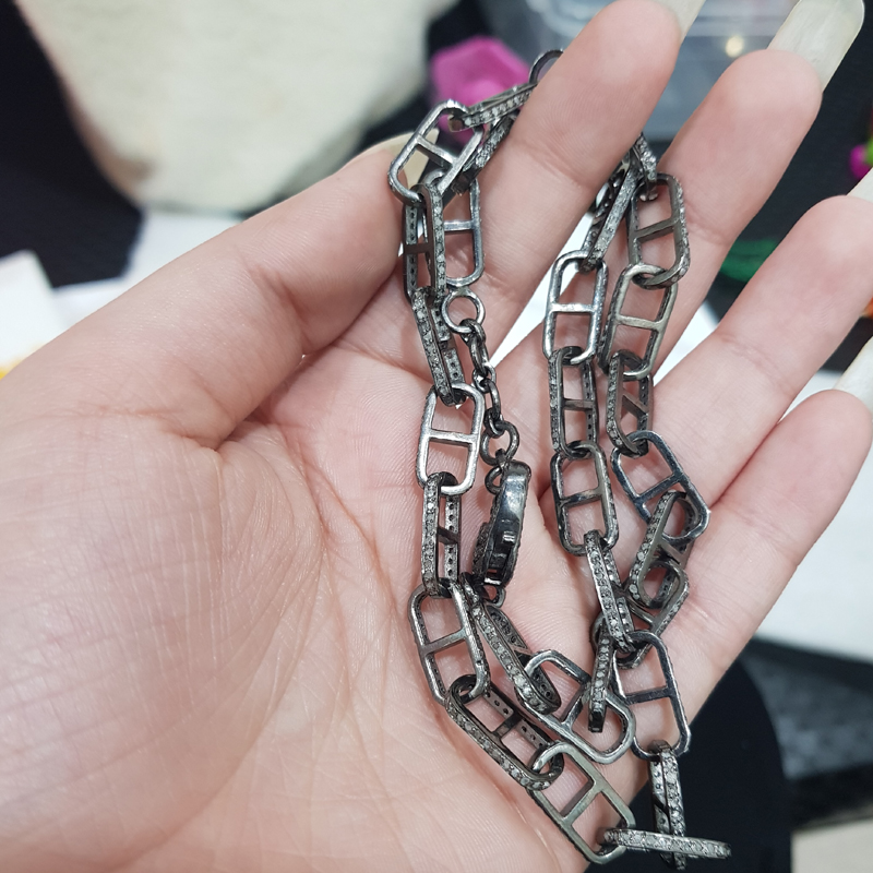 Handmade Designer Long Link Chain