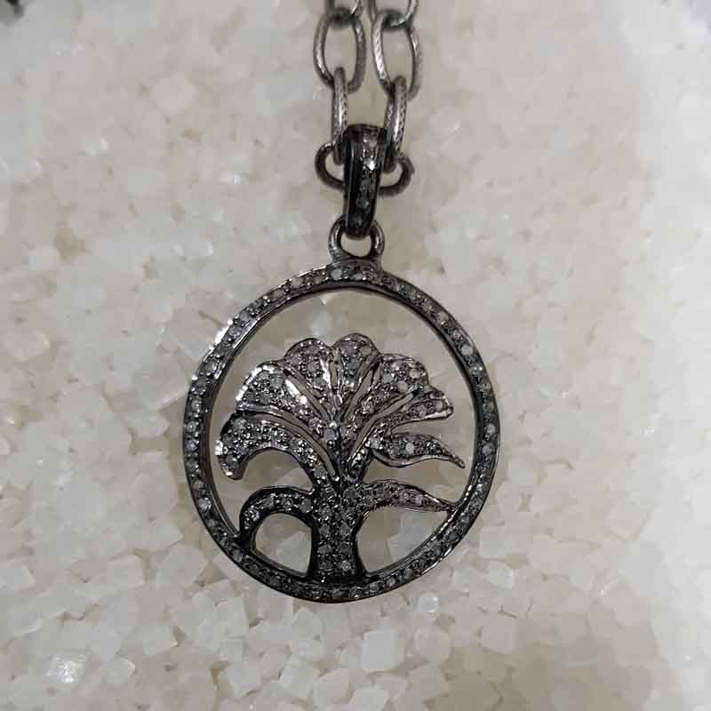 Beautifully Designer 925 Sterling Silver Fancy Tree Pendent