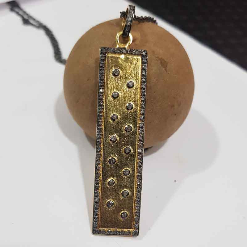 Yellow And Black Beautifully Designed Tag pendent