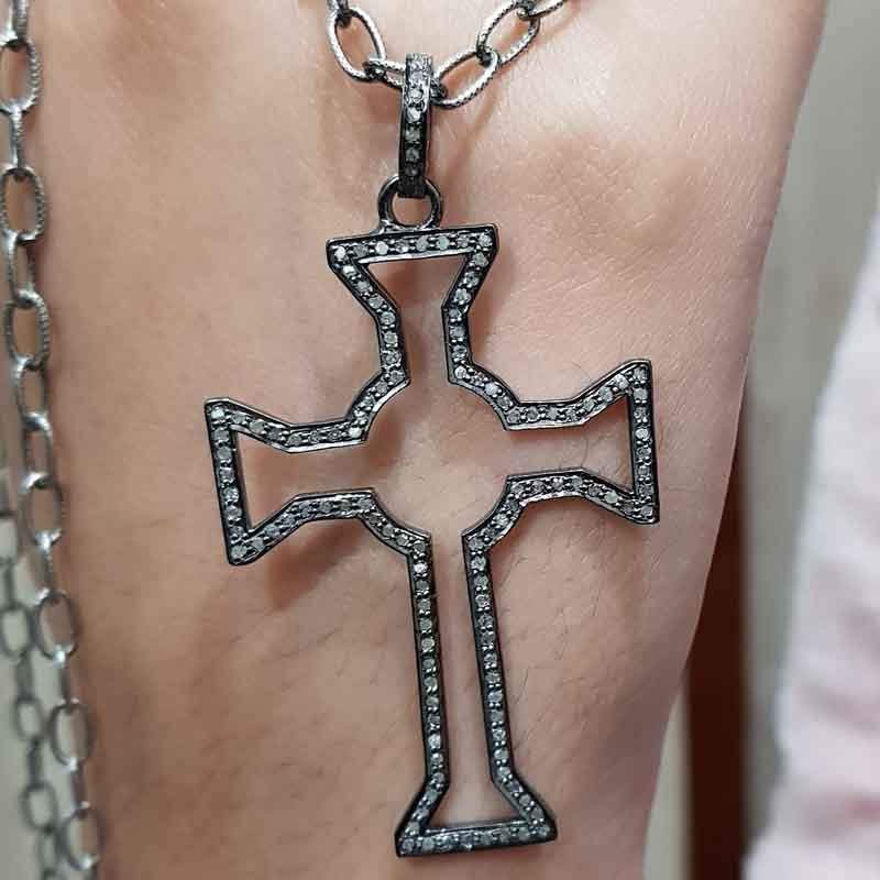 Handmade Designer Cross Pendent