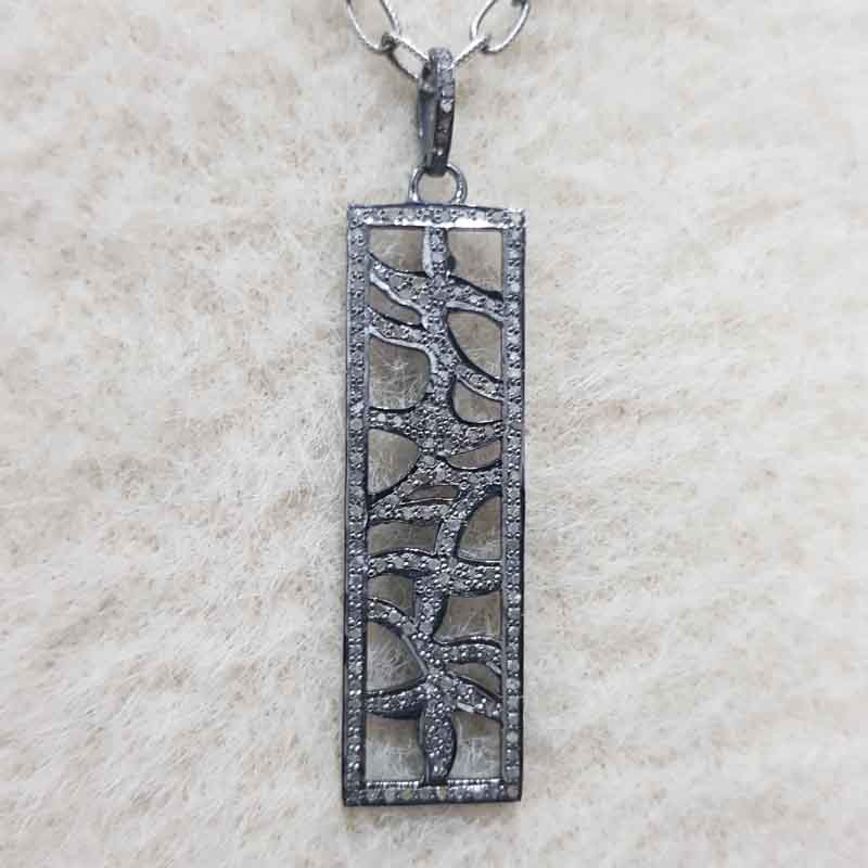 Natural Pave Diamond Gorgeous Fancy Designer Pendent