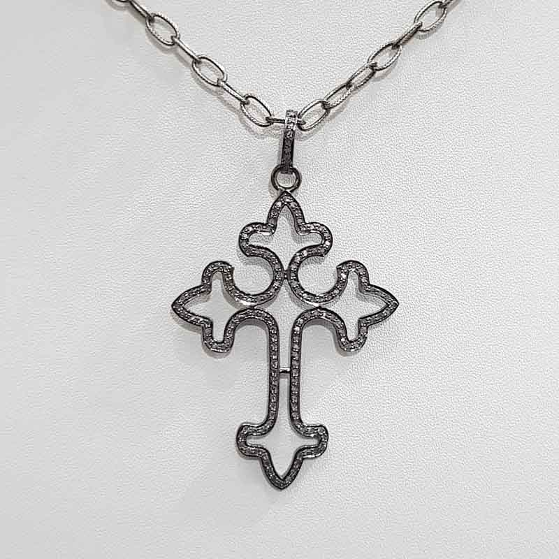 Fancy Designer Handmade Style Cross Pendent