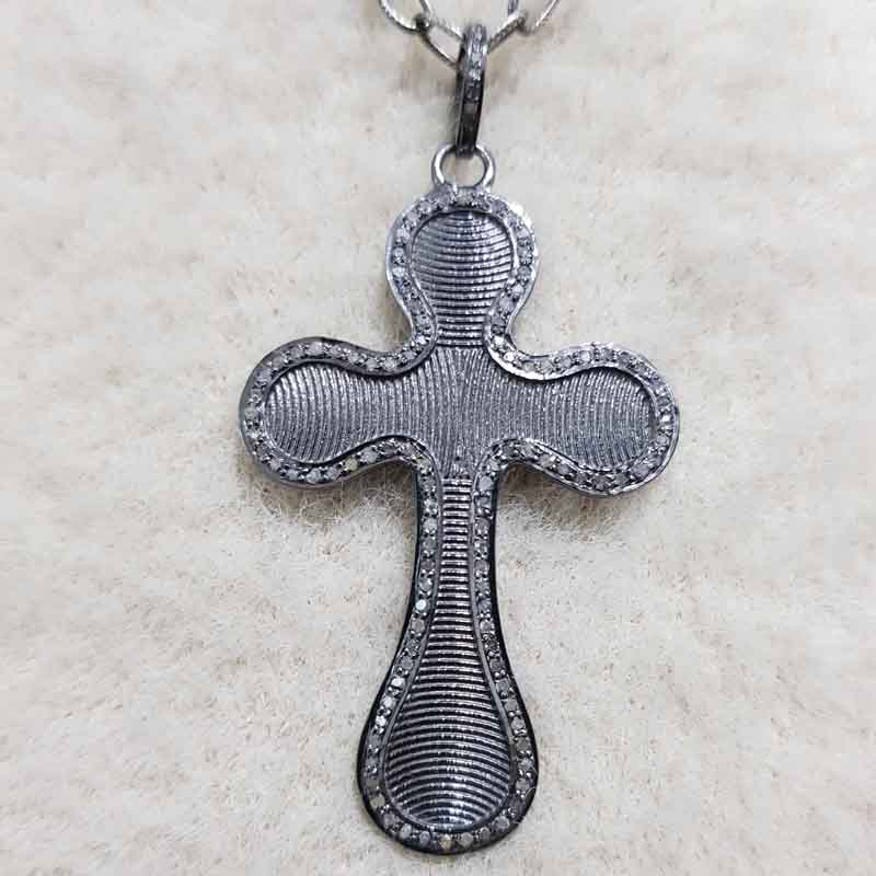 Finish 925 Sterling Silver Cross Pendent