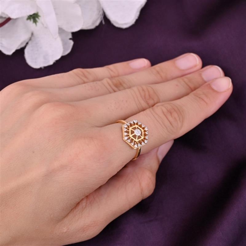 14 KT. DIAMOND VINTAGE RING