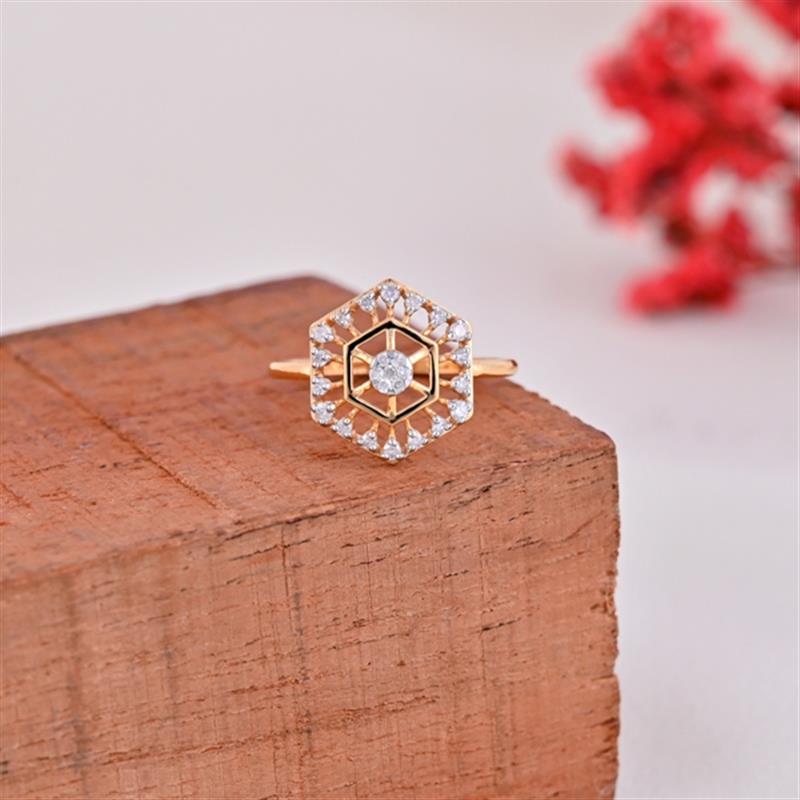 14 KT. DIAMOND VINTAGE RING