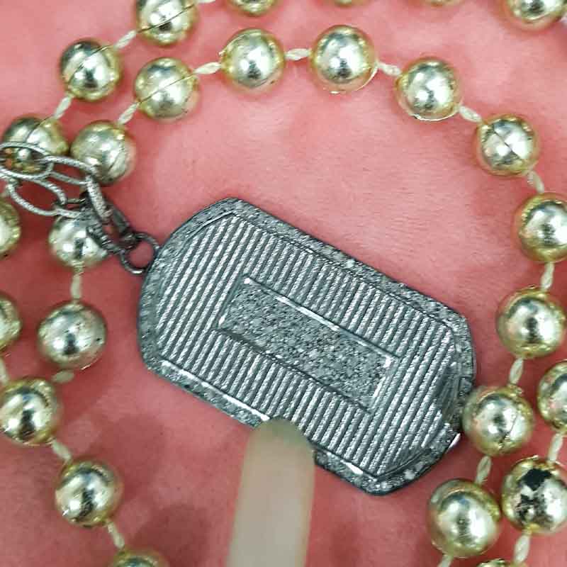 Black Pave Diamond Beautifully Designed Tag Pendent