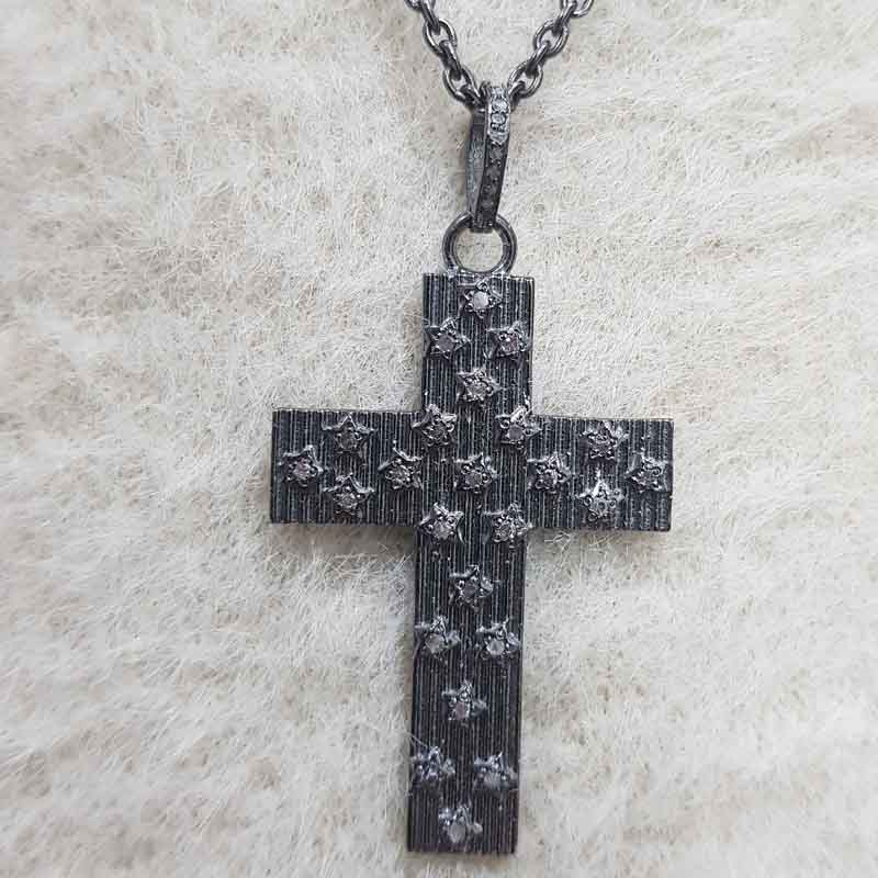 Graceful Multi Star Cross Designed Pendent