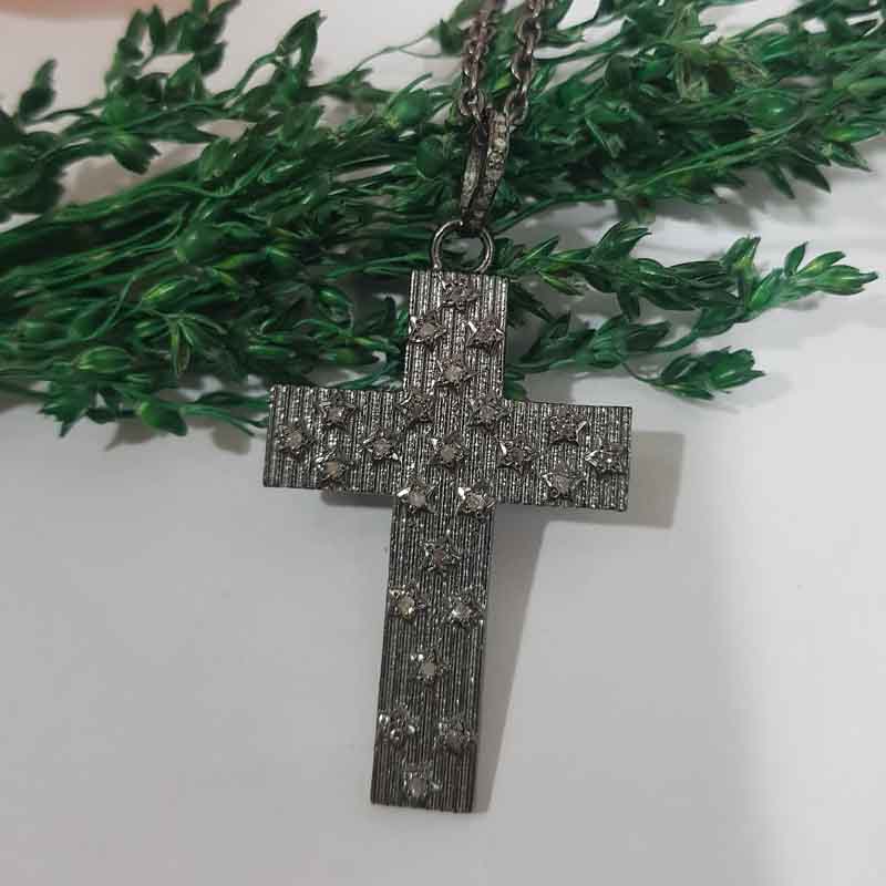 Graceful Multi Star Cross Designed Pendent