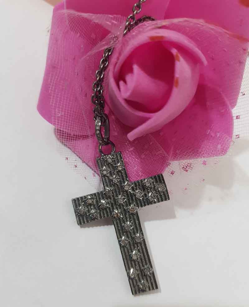 Graceful Multi Star Cross Designed Pendent