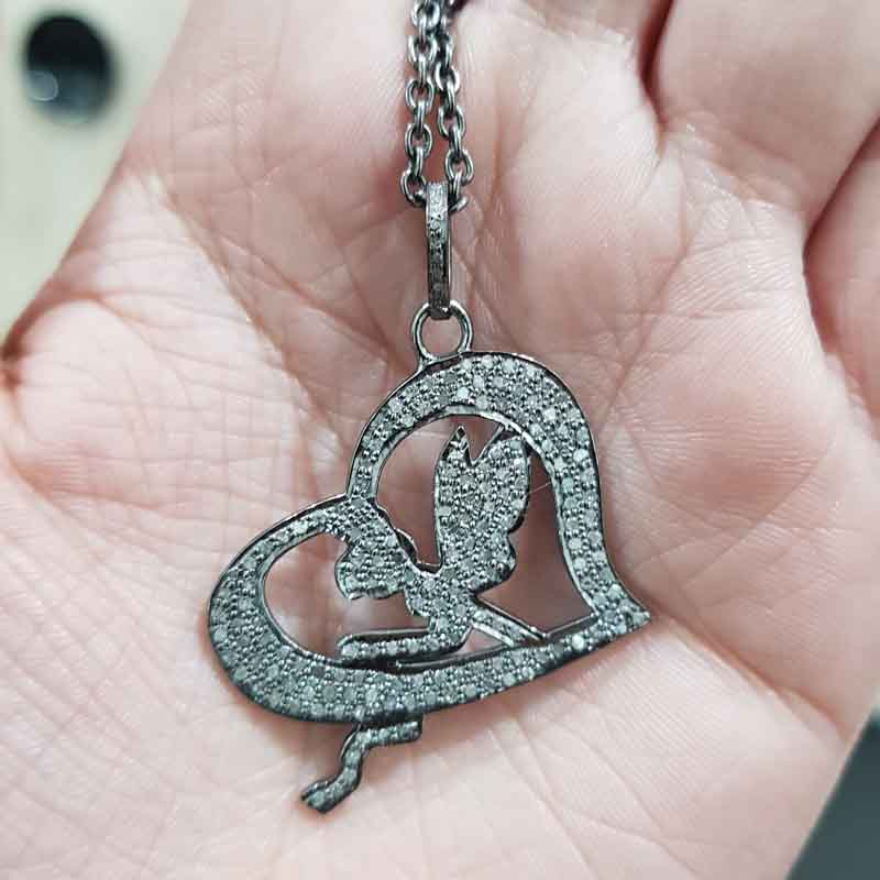 Fancy Designer Handmade Heart Style Pendent