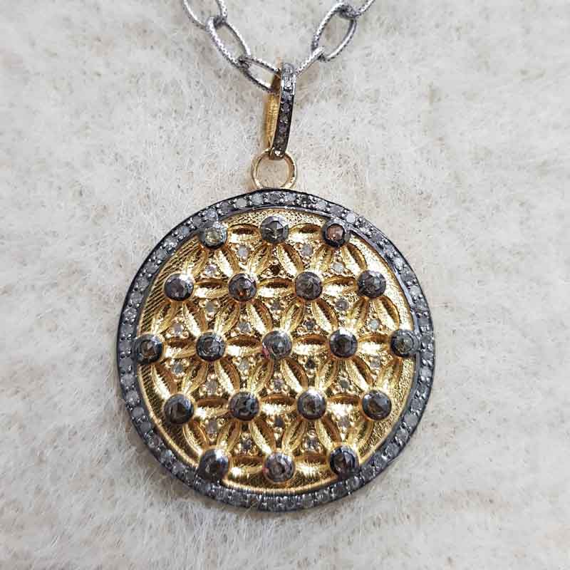 Fancy Designer Handmade Style 925 Sterling Silver Pendent