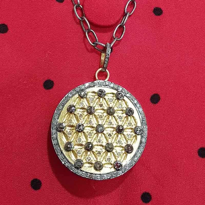 Fancy Designer Handmade Style 925 Sterling Silver Pendent