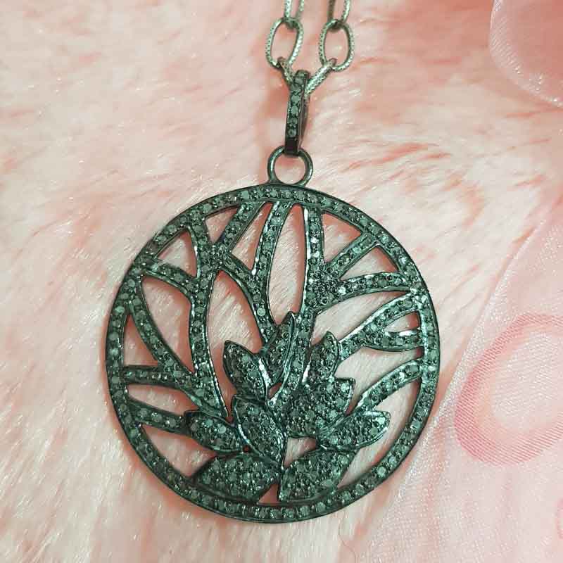 Leaf And Tree Style Fancy Designer Round Pendent