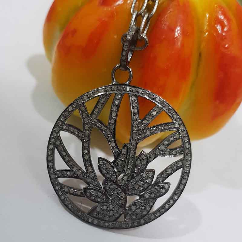 Leaf And Tree Style Fancy Designer Round Pendent