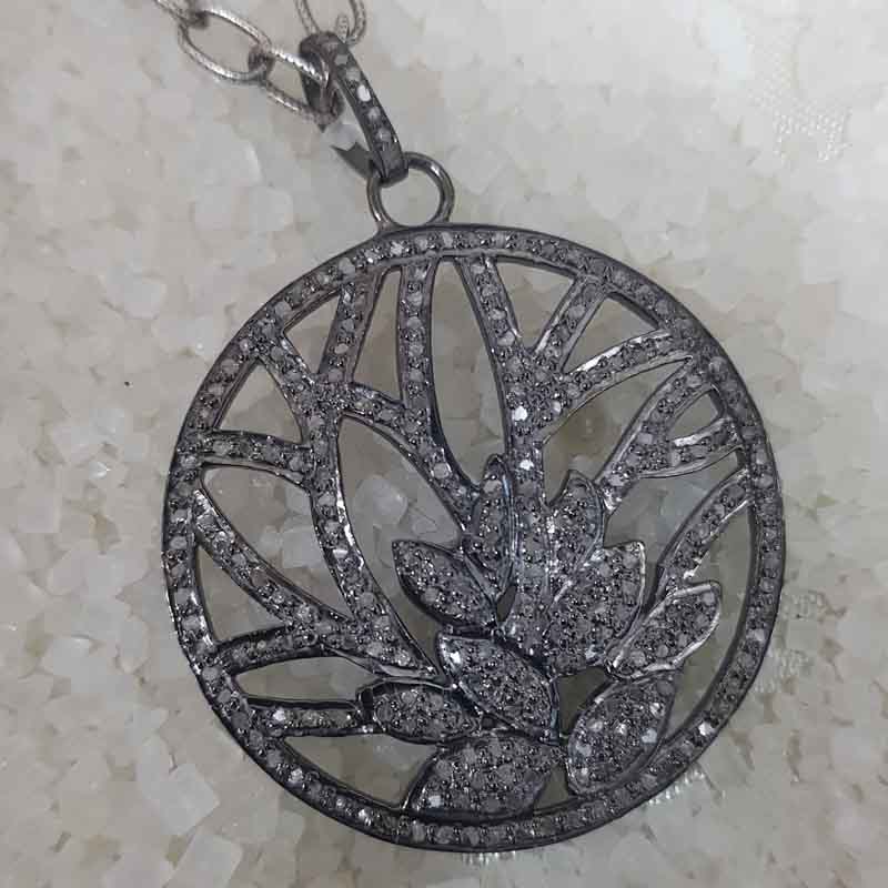 Leaf And Tree Style Fancy Designer Round Pendent