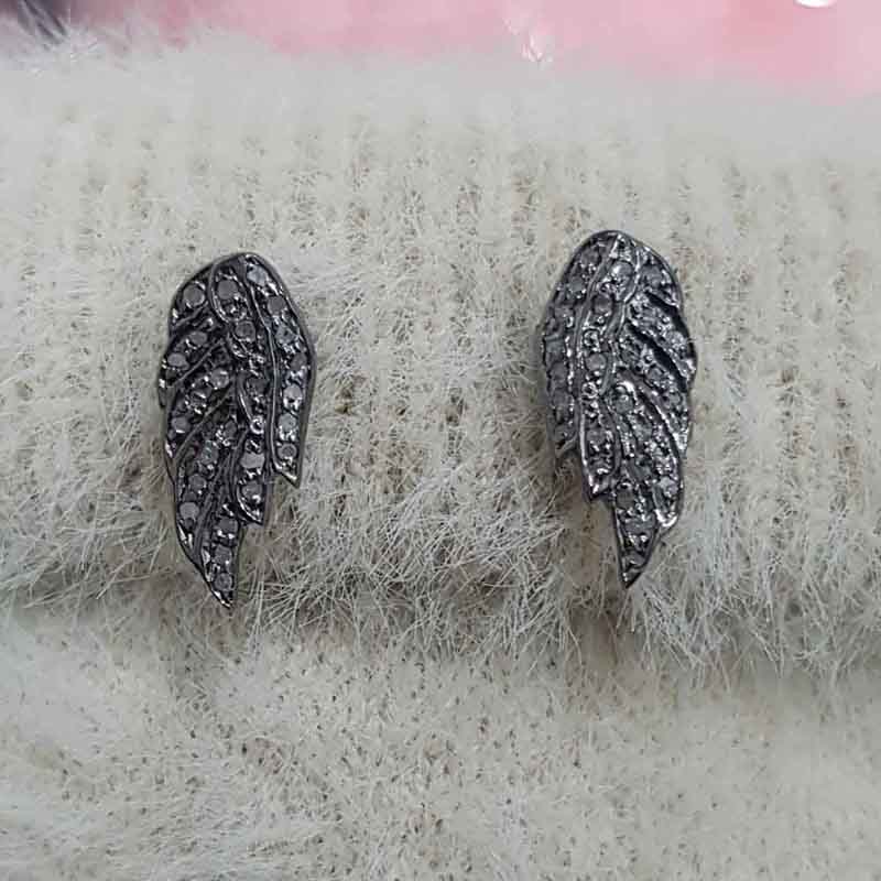 Charming 925 Sterling Black Rhodium Handmade Earrings