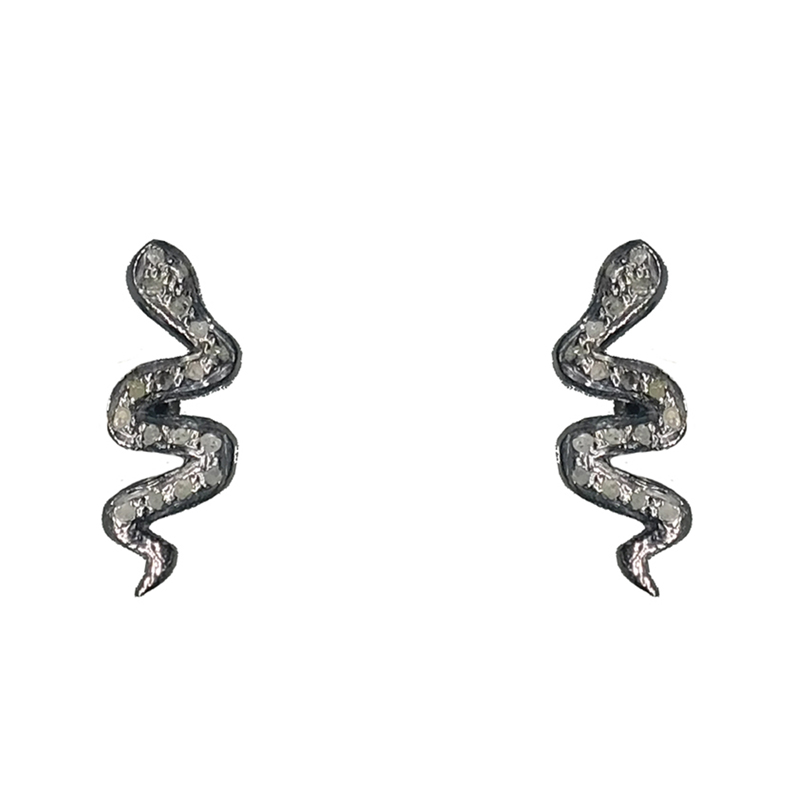 Small Snake Stud Earrings