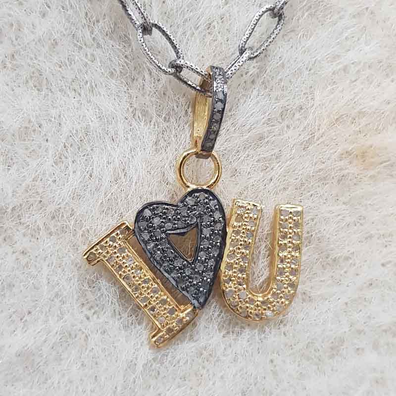 Stunning Fancy Designer Love Pendent