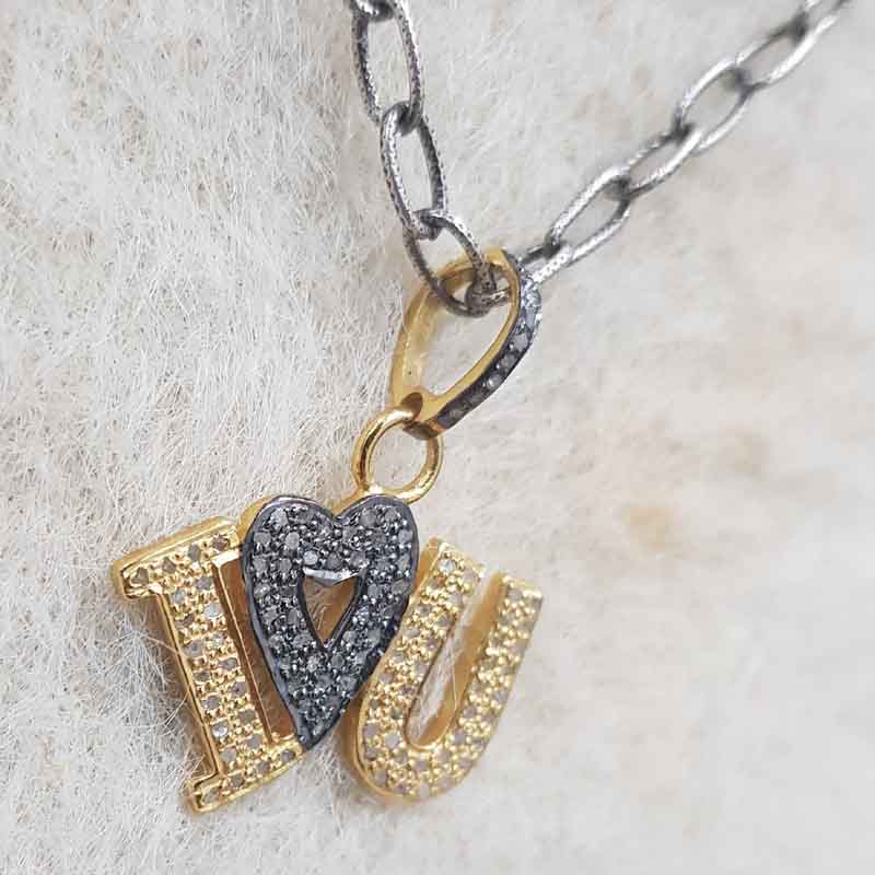 Stunning Fancy Designer Love Pendent