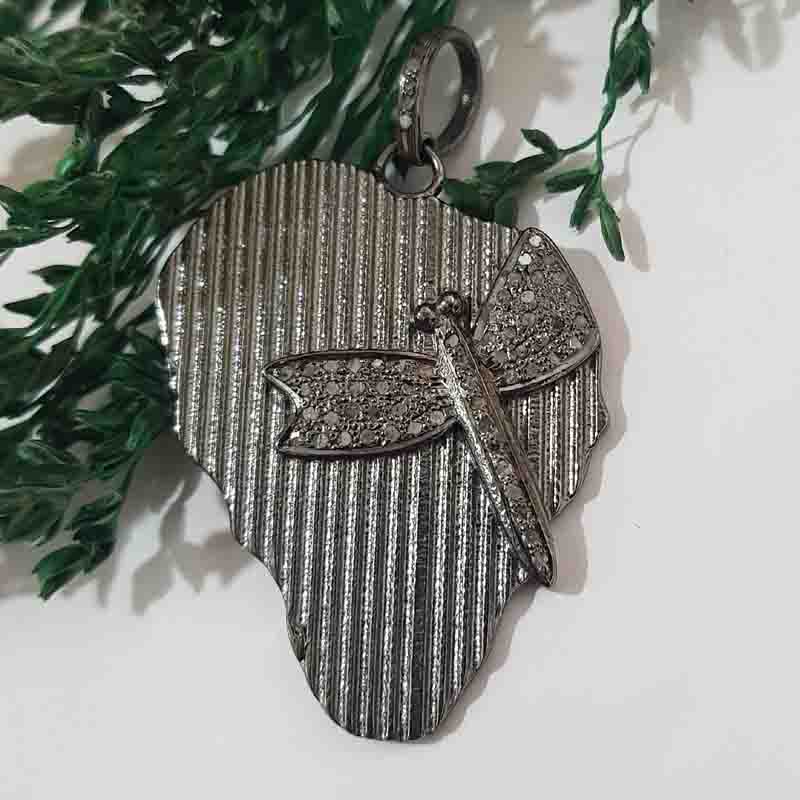 Gorgeous Fancy Butterfly Pendent With Pave Layers