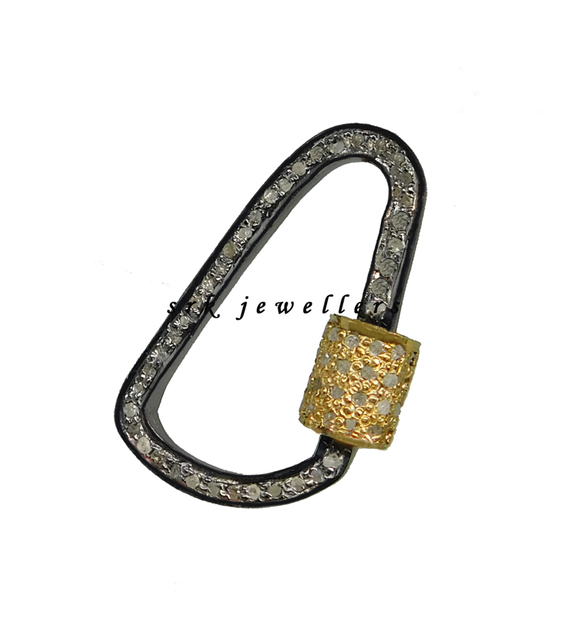 Yellow & Black Fancy Designer Handmade Style Screw Clasps/Lobster