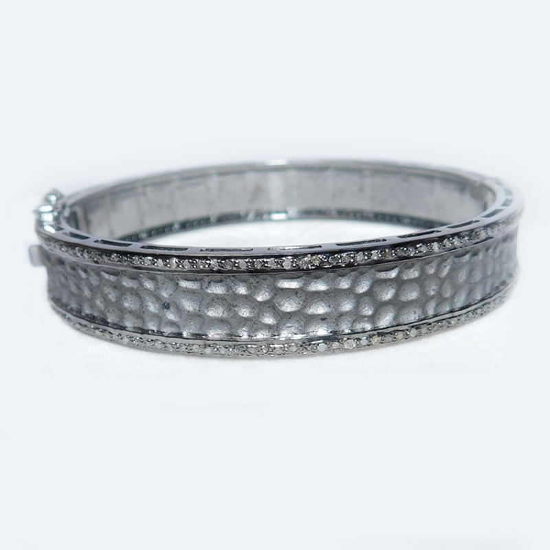 925 Sterling Silver Matte Polish Handmade Bangles