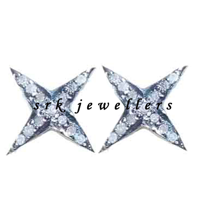 Pave Diamond Star Studs