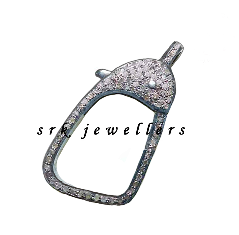 Attractive Pave Diamond Handmade Fancy Designer Clasp