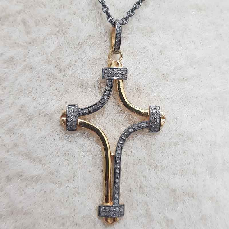 Handmade Designer Cross Pendent