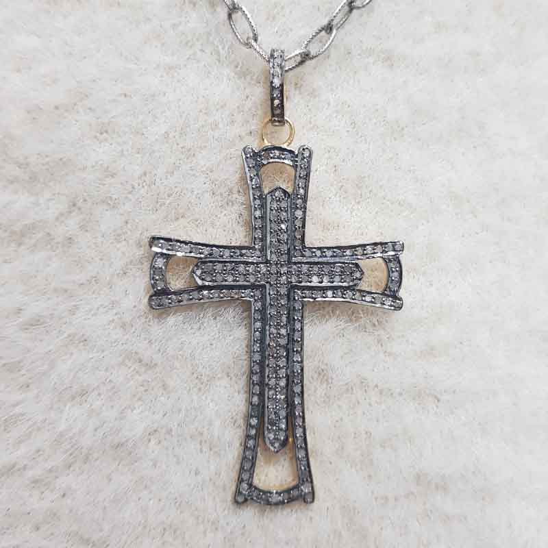 Precious Designer 925 Sterling Silver Cross Pendent