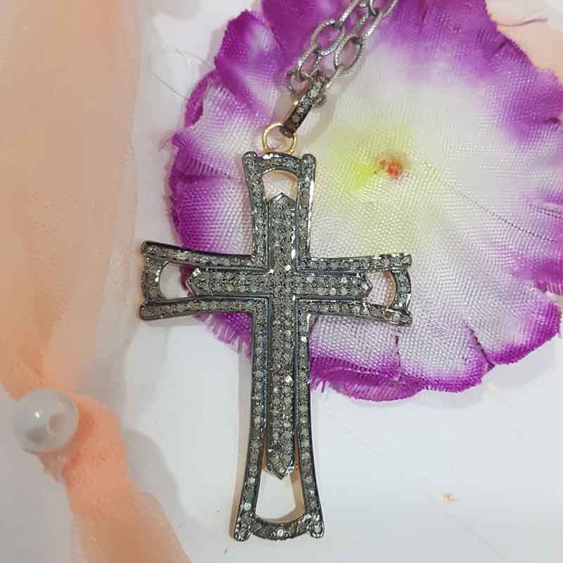 Precious Designer 925 Sterling Silver Cross Pendent