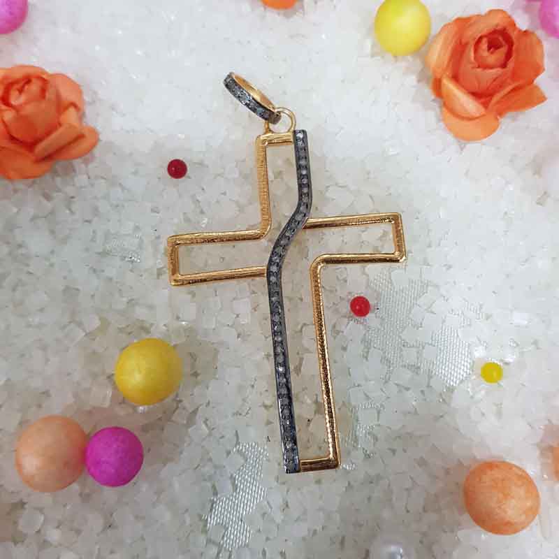 Handmade Designer Cross Pendent