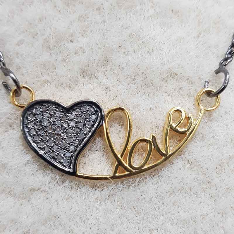 Lovely Fancy Designer Love Pendent