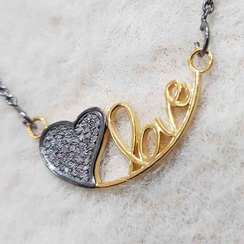 Lovely Fancy Designer Love Pendent