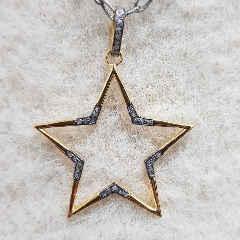 Lovely Fancy Designer Open Star Pendent