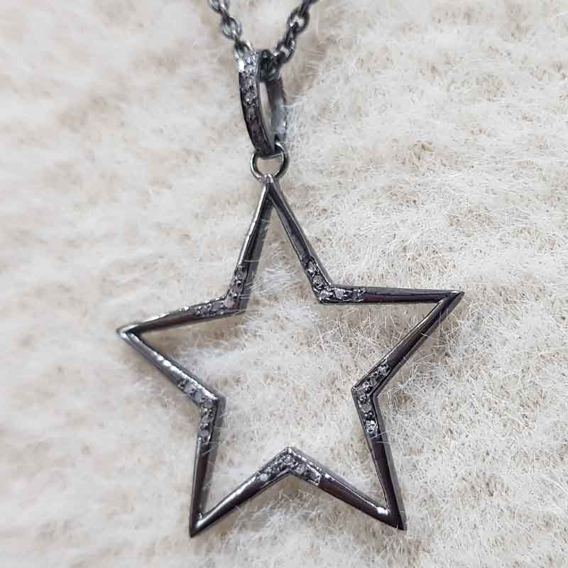 Lovely Fancy Designer Open Star Pendent