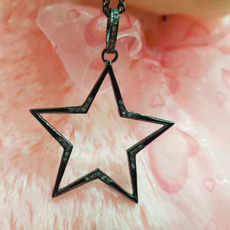 Lovely Fancy Designer Open Star Pendent