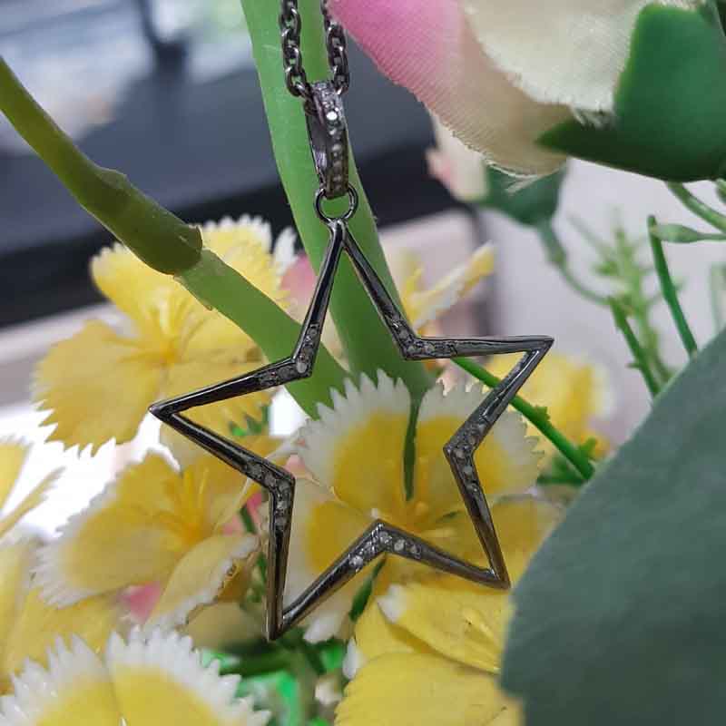 Lovely Fancy Designer Open Star Pendent