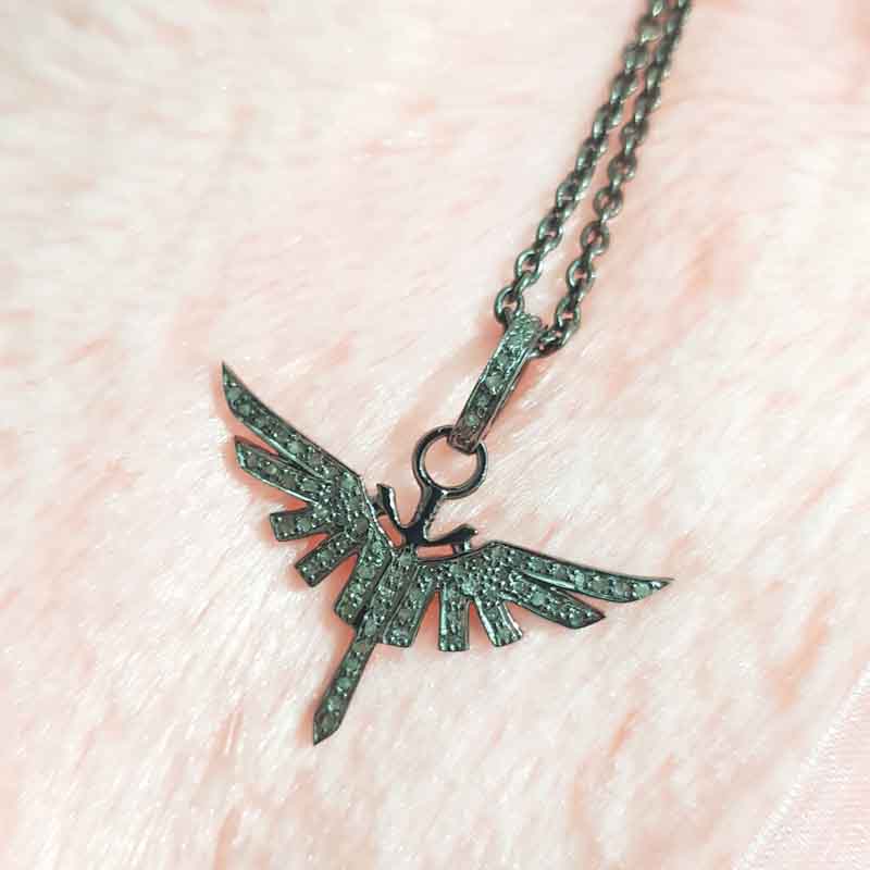 Shiny Handmade Designer Flying Bird Pendent