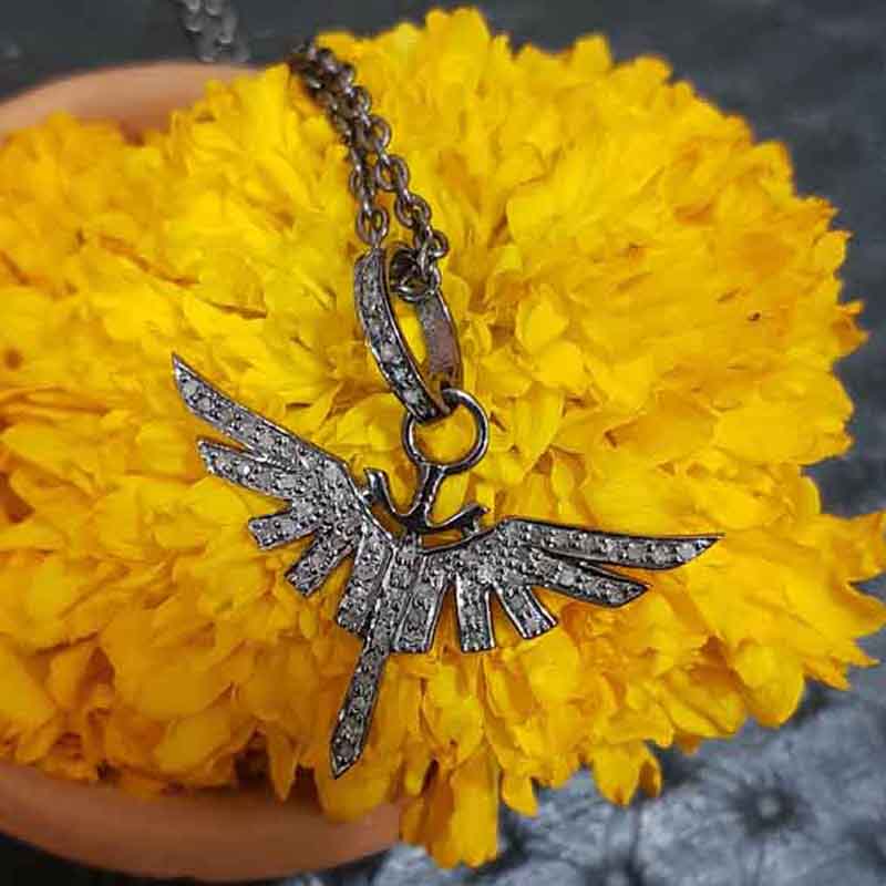 Shiny Handmade Designer Flying Bird Pendent