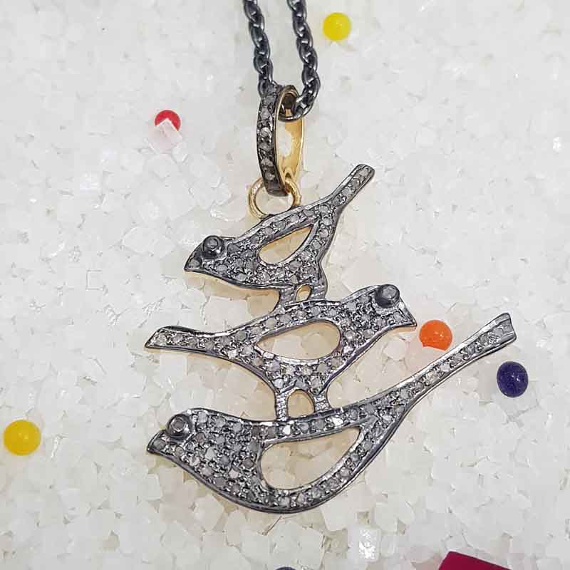 Lovely Fancy Designer 3 Bird Pendent