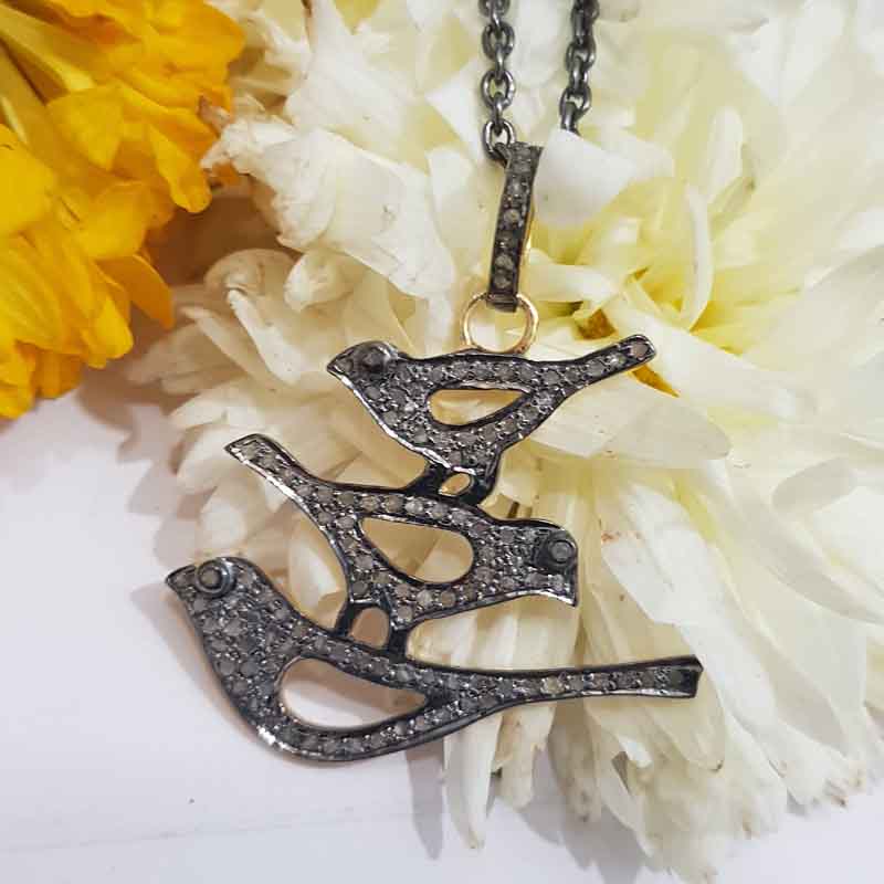 Lovely Fancy Designer 3 Bird Pendent