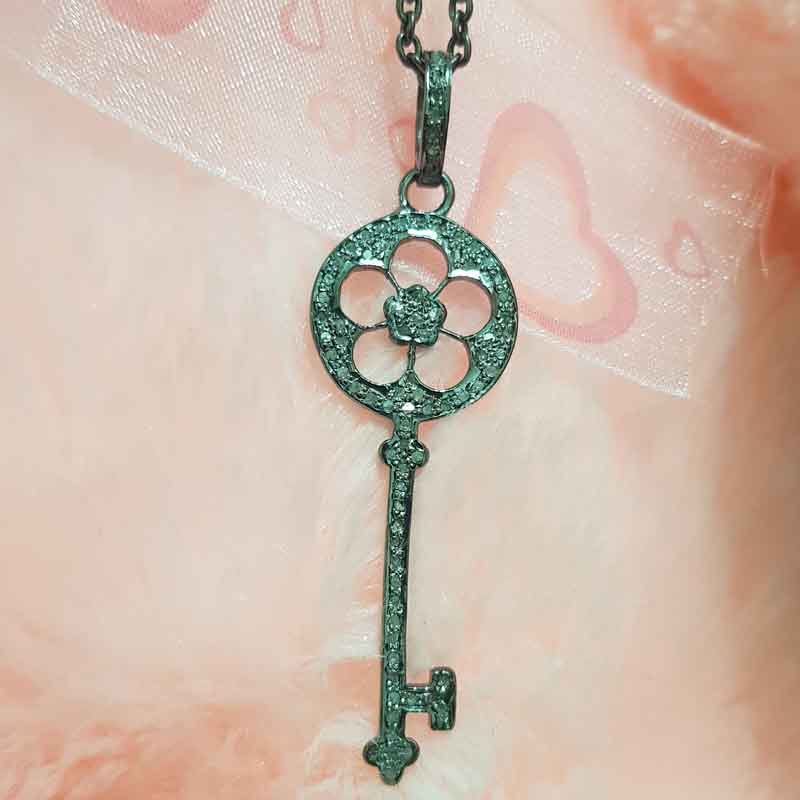 Beautiful Flower Style Key Pendent