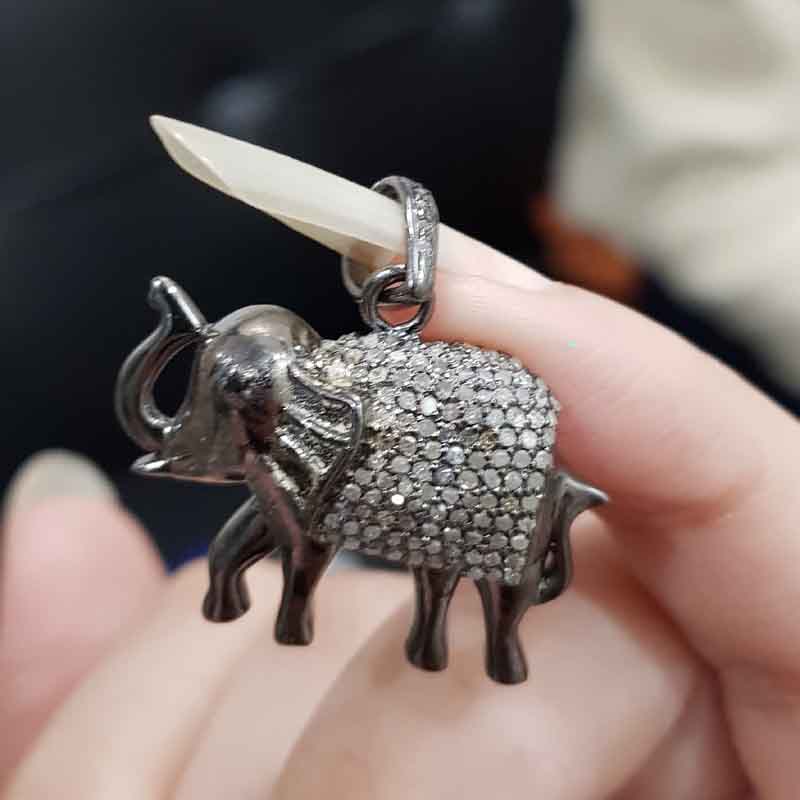 Stylish Small Elephant Pendent