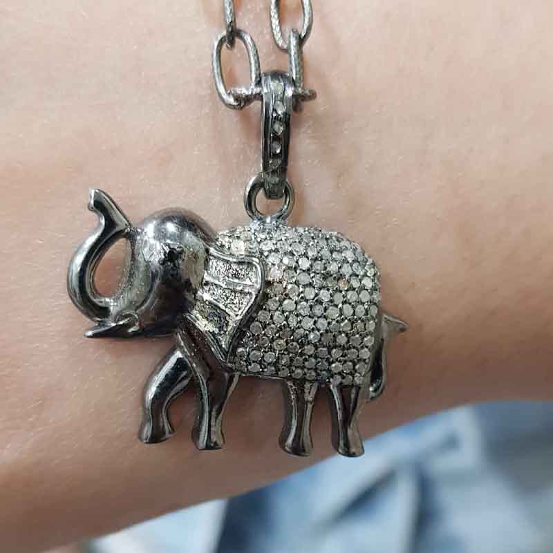 Stylish Small Elephant Pendent