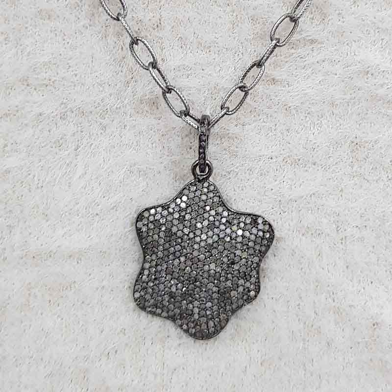 Fully Pave Diamond Handmade Designer Fancy Pendent