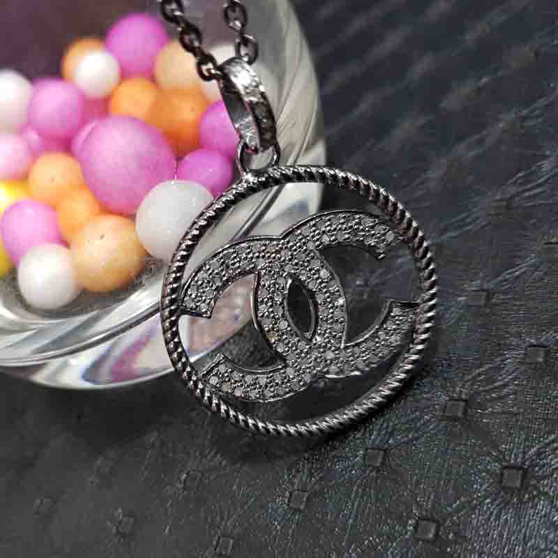 Pave Diamond CC Pendent