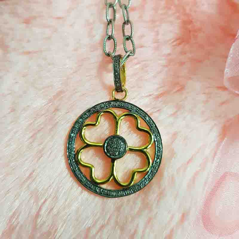 Stunning Fancy Designer Flower Pendent