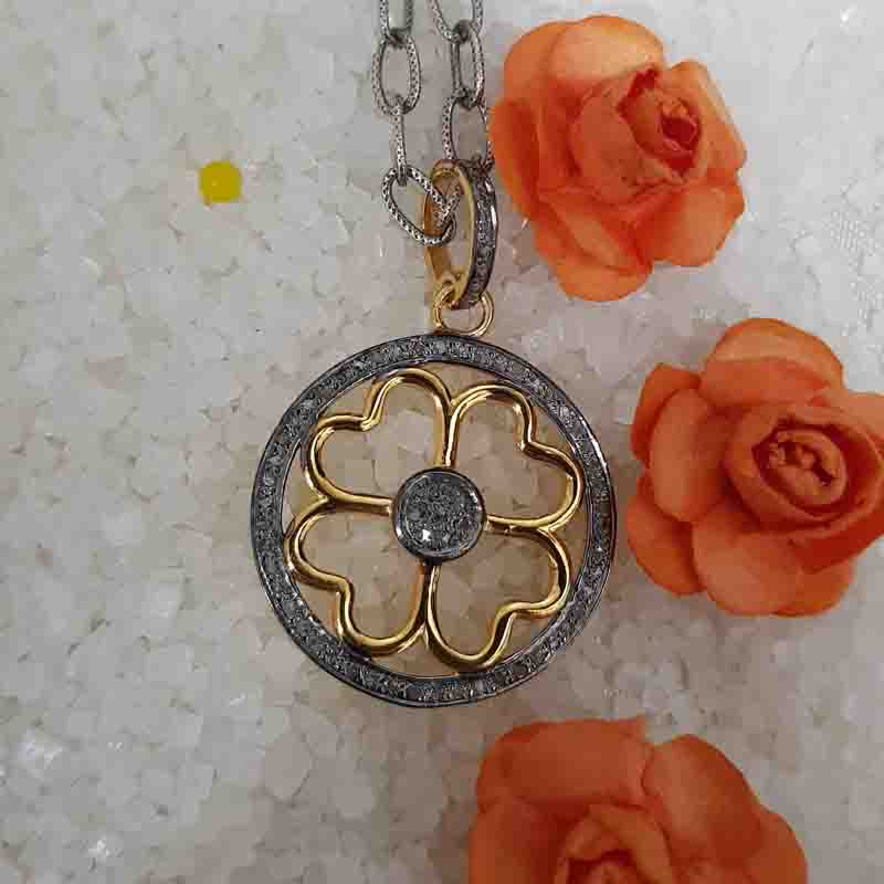 Stunning Fancy Designer Flower Pendent